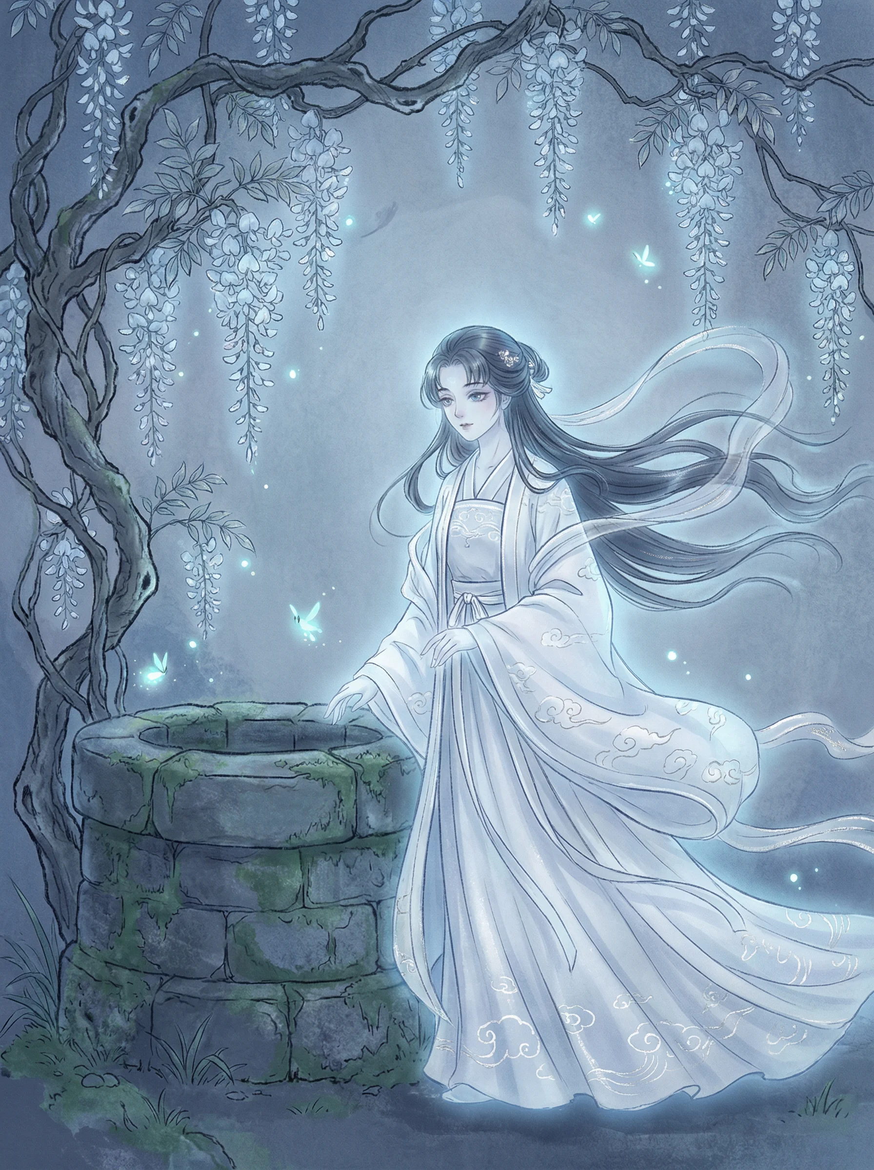 聂小倩 - 激烈的打扑克的视频 聊斋女鬼动漫角色